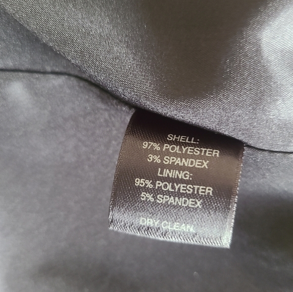 white house black market satin bodycon floral dress ruffle neck size 10 - Picture 5 of 5